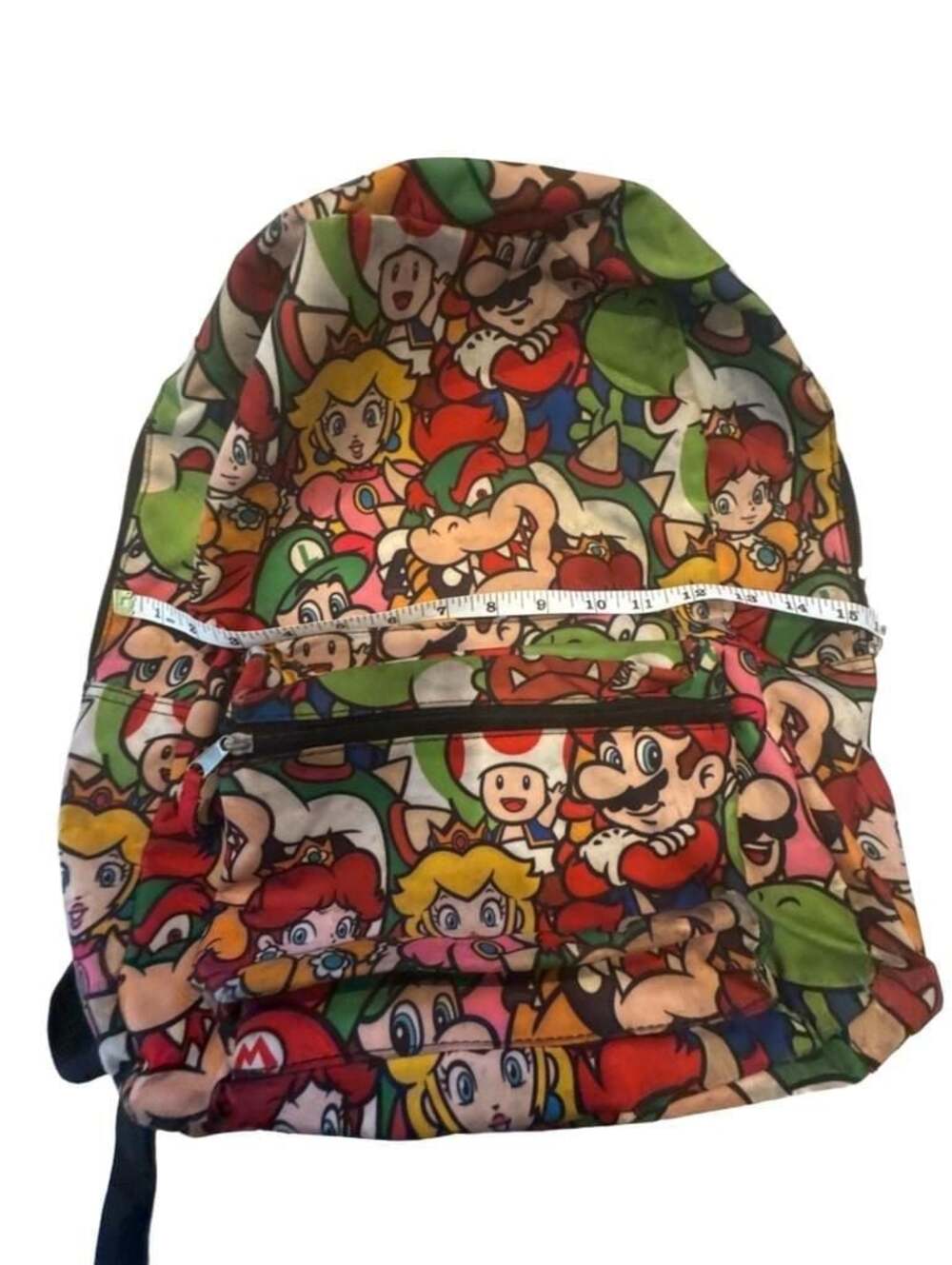 Nintendo Super Mario Brothers 16" School Backpack – All Over Character Print